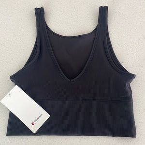 Lululemon Power Pivot Ribbed Reversible Tank (Black, 8)
